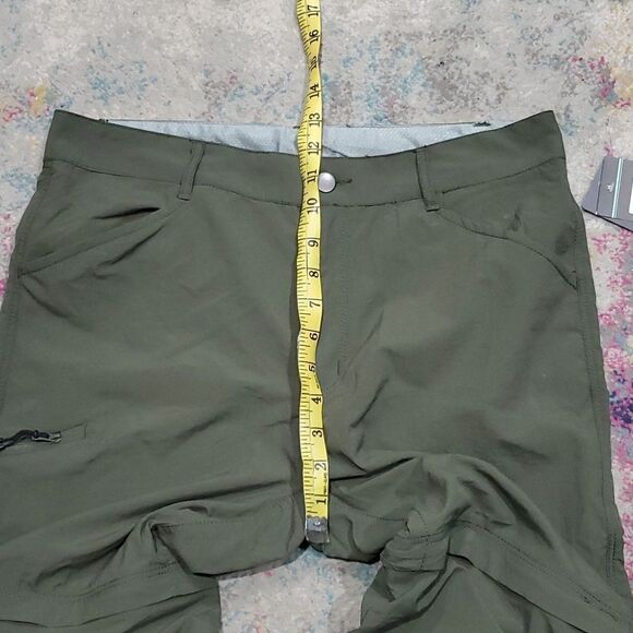 American Outback Hiking Lightweight Convertible Pants/Shorts in Green Size M - Picture 14 of 16